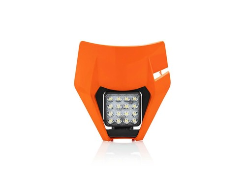 Acerbis Front VSL LED Headlight 4320 Lumen Orange for KTM Models 2780475226 - Picture 1 of 1