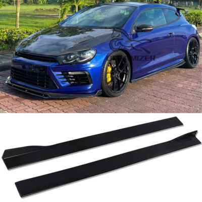 78.7'' Seitenschweller Sideskirts Erweiterung Splitter für VW Scirocco MK3 TDI 