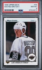 WAYNE GRETZKY 1990 Upper Deck #54 Star Rookie PSA 8 NM-MT 97524873
