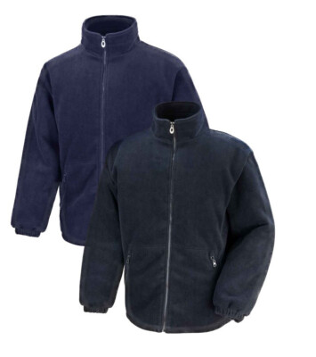 Result Warm Thick Cozy Winter Padded Quilt Lined Fleece Jacket Coat