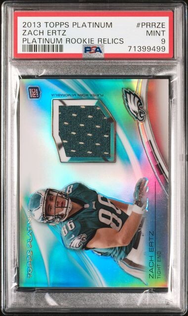 Zach Ertz Topps Platinum Rookie Relics #PRRZE Base