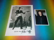 Steve Hackett Genesis signed autographed on 20x28 photo in person