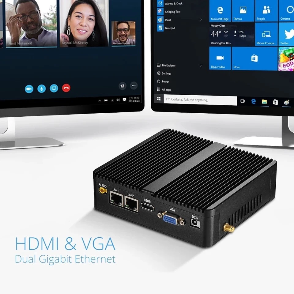 XCY X30G Series Fanless IndustrialMini PC, Intel Processors, DDR3L RAM - Image 3 of 4