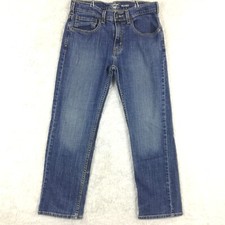 Signature Levi Strauss Big Boys Jeans Relaxed Straight Leg Blue Denim Medium 16