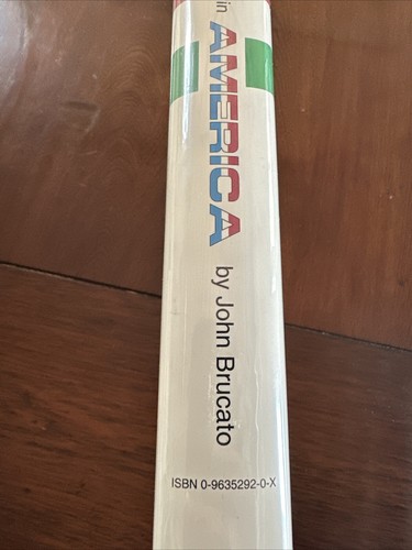 A Sicilian In America By John Brucato HC DJ 1st Edition Signed - Picture 3 of 8