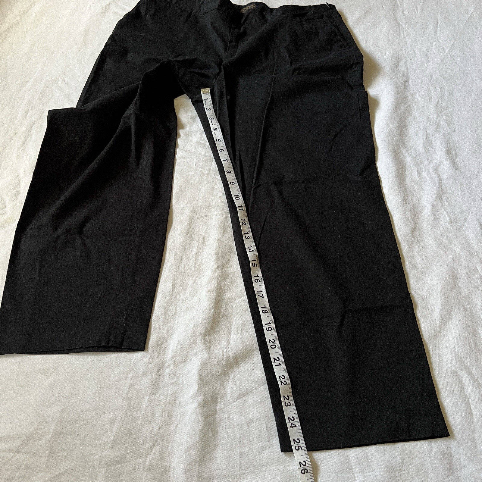 Pendleton Black Straight Leg Stretch Cropped Chin… - image 10