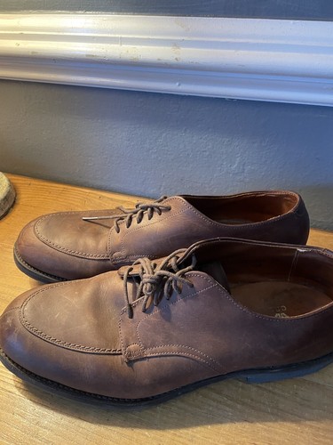 Alden New England Oxfords Dress Shoes Men’s Size 11.5 Split Toe Brown - CLASSY! - Picture 2 of 5