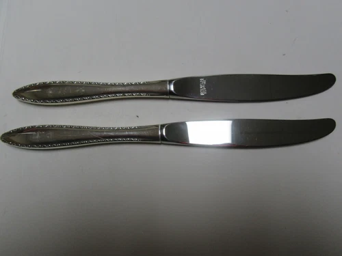 2 Michele by Wallace Sterling Silver Regular Knifes 9 1/8"