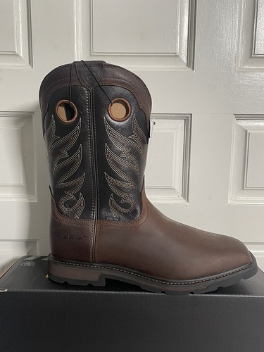 ARIAT Groundwork Waterproof Work Boot, Stivali Western Uomo