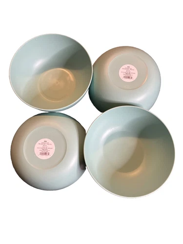 4-Mint Green Rm Essentials Soup Bowls, Microwave/Dishwasher Safe, BPA Free, New