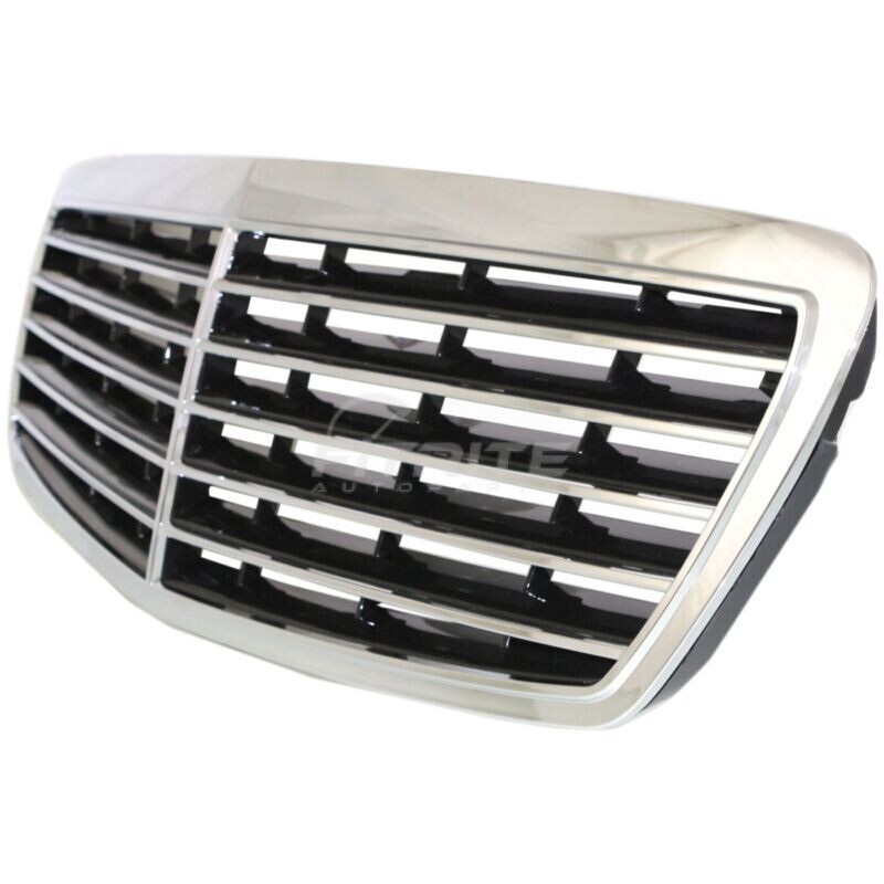 Garage-Pro Chrome Grille Assembly For 2003-2006 Mercedes E-Class - Direct Fit Replacement
