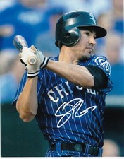 SCOTT PODSEDNIK  CHICAGO WHITE SOX   ACTION SIGNED 8x10