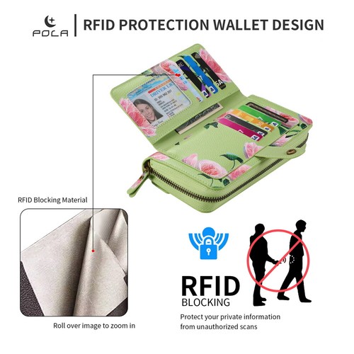 Large Capacity Multifunction Wallet Case Detachable Magnetic Cover for iPhone - Picture 71 of 84