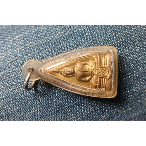 thai Amulet LP Sothon 2 Face Triangular Stamping Popular Block Ringing Bell Rare - Picture 9 of 11