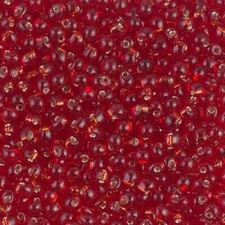 DP28-11, Silverlined Ruby, Miyuki 2.8mm, 10g, drop/fringe beads, db28-6