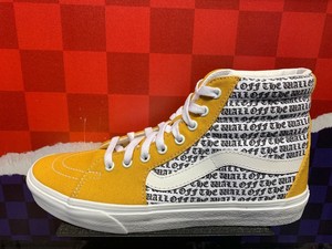 Vans Sk8 Hi Mango Yellow White Logo Off 