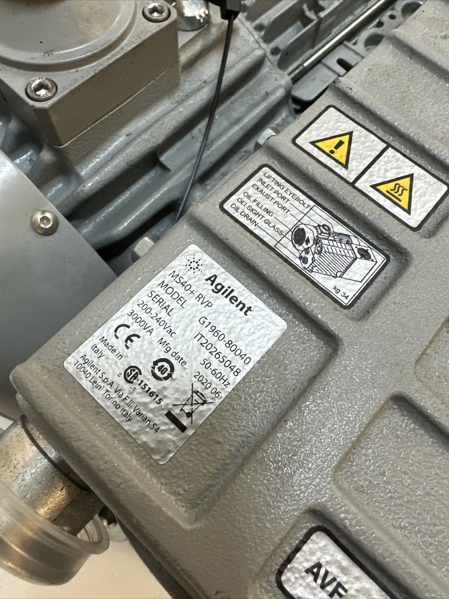 Agilent Ms40 + Vacuum Pump G1960-80040 For Parts | eBay