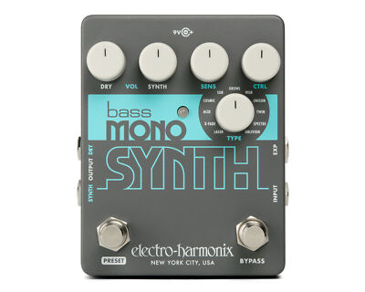 Electro-Harmonix Bass Mono Synth Synthesizer Pedal
