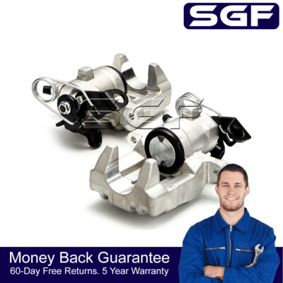 SGF 2X REAR BRAKE CALIPERS FOR VW GOLF NEW BEETLE 1.6 1.9 TDI 2.0 MF122L+RVW