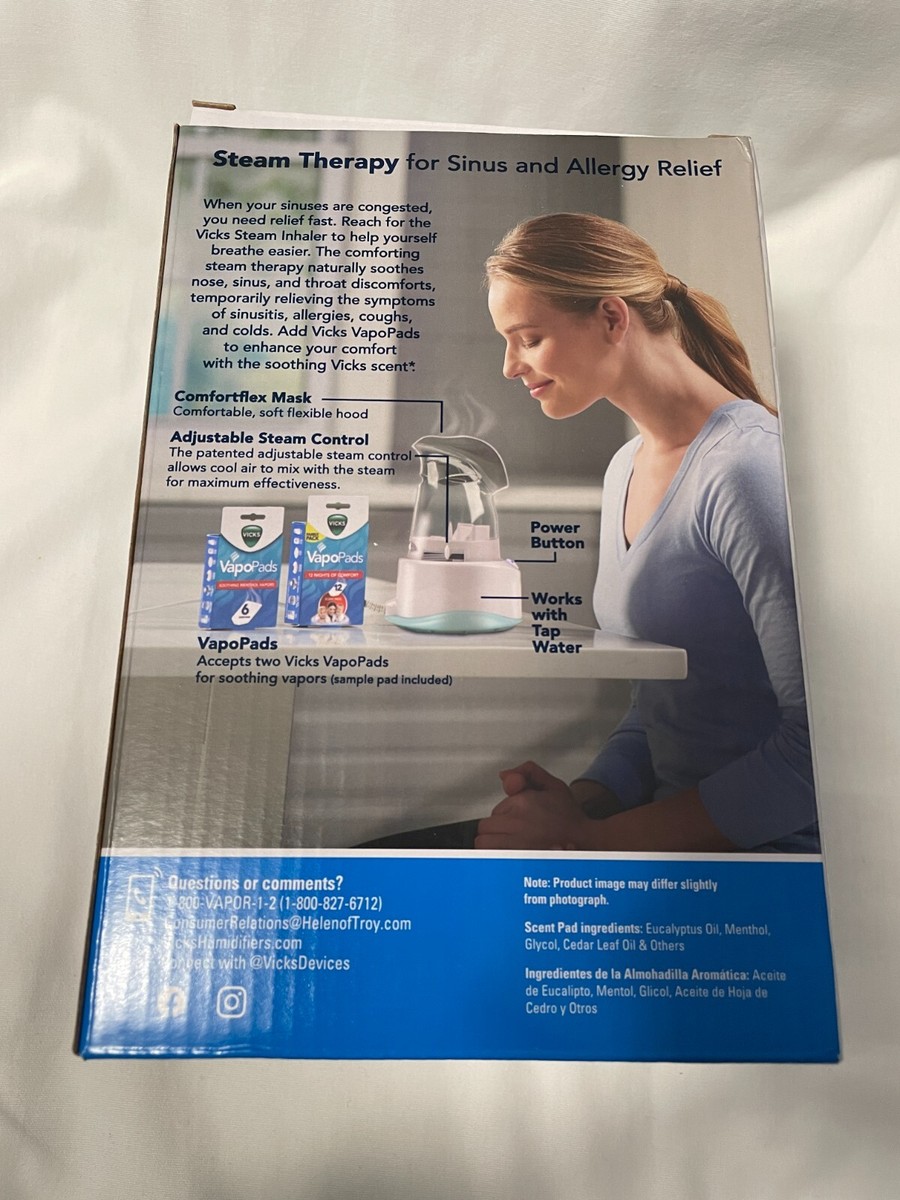 Vicks Steam Inhaler Personal Therapy for Sinus Allergy Vicks Steam Inhaler Personal Therapy for Sinus Allergy