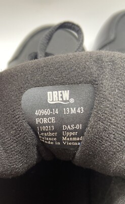 a  Drew Force - Black Mens Athletic Shoes -Black Leather 13M | eBay