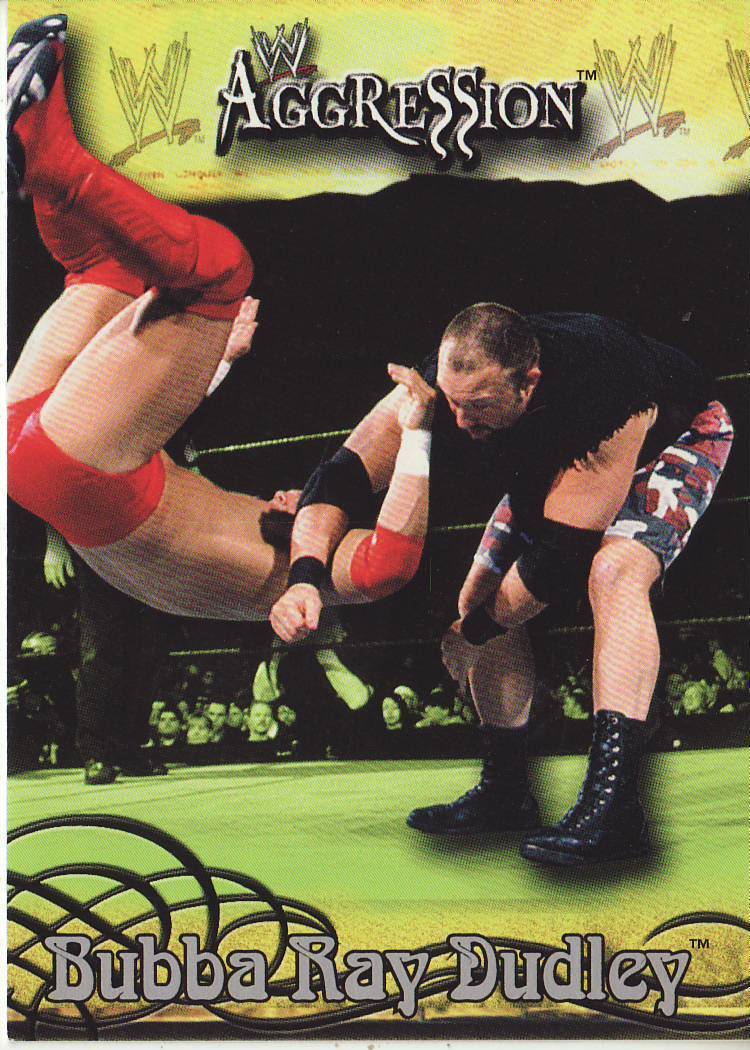 2003 Fleer WWE Aggression #5 Bubba Ray Dudley near mint