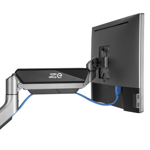 Uchwyt monitor biurkowy uniwersalny Ergo Office 17-35" 15kg ER-445 - Zdjęcie 5 z 10