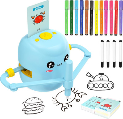 Drawing Robot for Kids, Interactive Educational Drawing Robot with Voice Interac