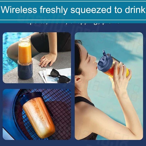 Electric Fruit Juicer Smoothie Maker Portable USB Blender Bottle Juice Shaker - Picture 8 of 12