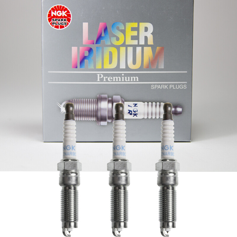 Genuine NGK Laser Iridium Spark Plug 3PCS for Ford EcoSport Fiesta Focus 1.0L L3