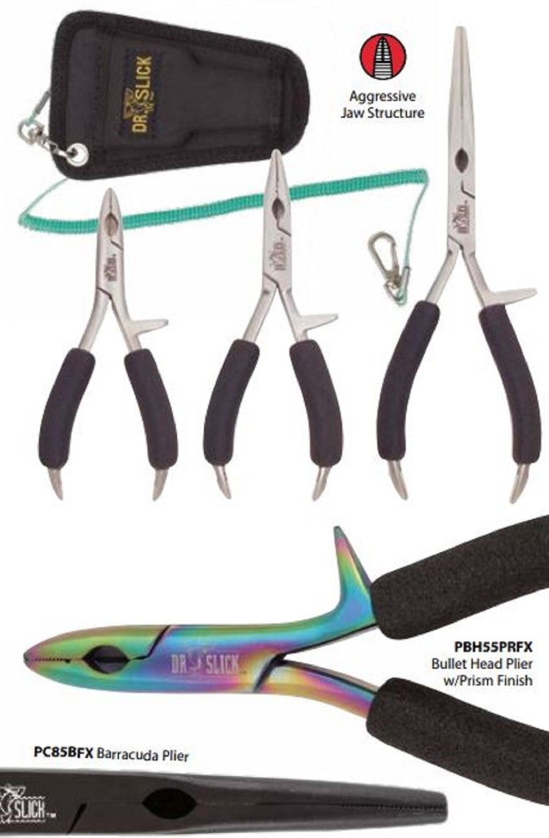 Dr Slick Chain Nose Fishing Pliers Power Tool 6 Inches Silver (1817