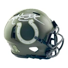 Dallas Clark Signed Indianapolis Colts Salute to Service Mini Football Helmet (B