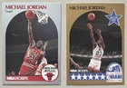 1990 HOOPS BASKETBALL Michael Jordan 2x Card LOT All-Star #5 #65 NM Bulls Nike