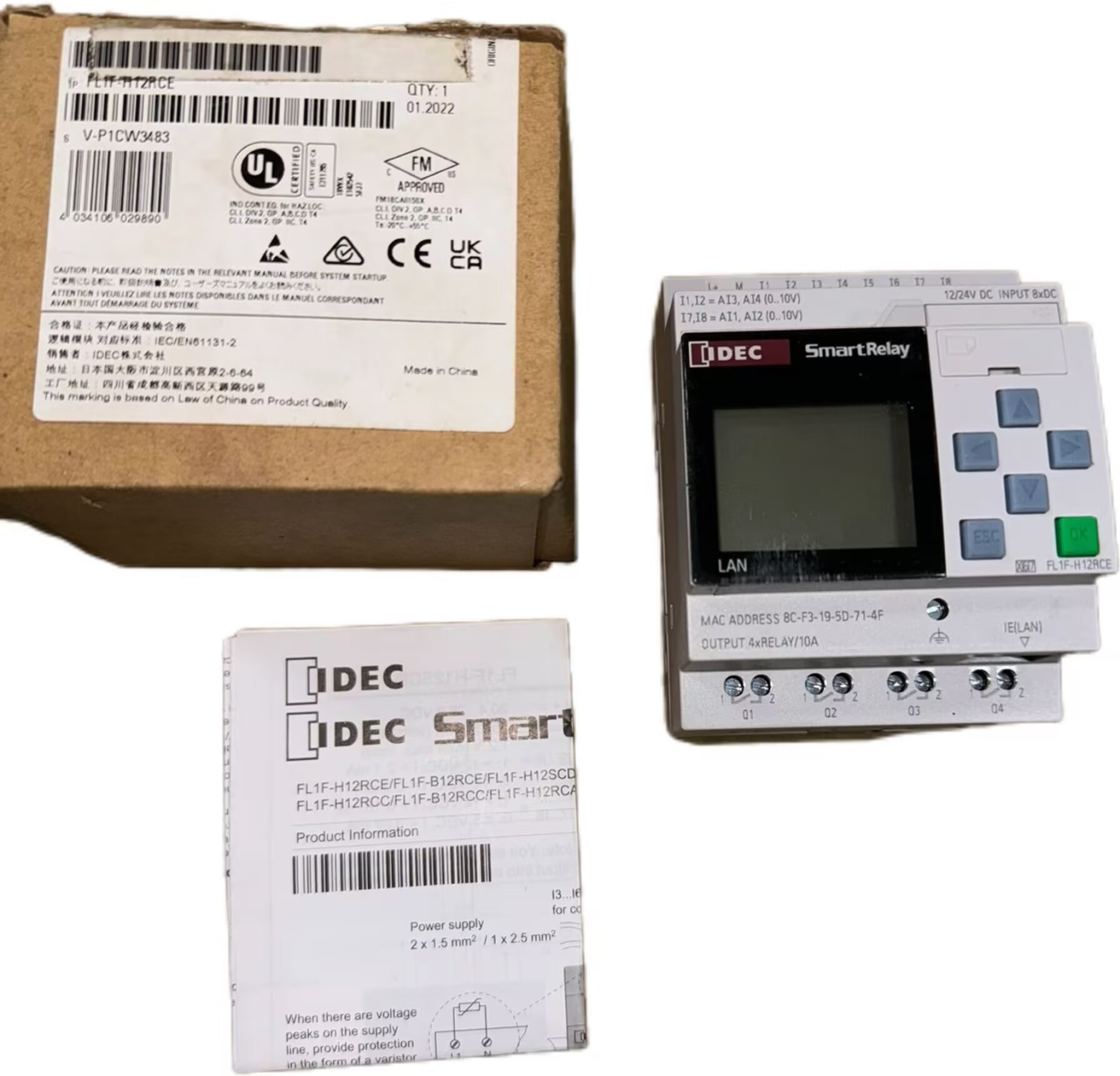 1PC Brand New IDEC FL1F-H12RCE programmable controller fast shipping