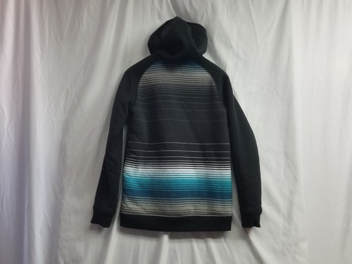 Matix LA Black Gray Kids Hoodie Hooded Jacket Zip Up Size 14/16 Large - Picture 2 of 11