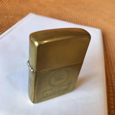 Vintage cigarettes lighter ZIPPO 50th Anniversary Vintage cigarettes lighter ZIPPO 50th Anniversary