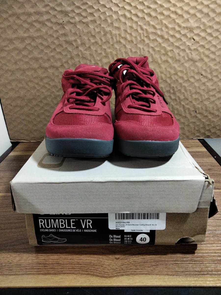Giro Rumble VR Cycling Men's Shoes Size 7.5 Ox Blood | eBay
