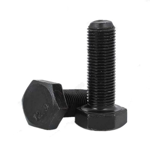 M10 M12 M14 M16 M18 Fine Thread Black 12.9 Steel Hexagon Bolts Hex Head Screws - Picture 5 of 10
