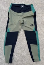 The North Face  Steep Tech Fleece Leggings Green Women's Size L