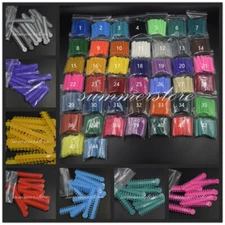 1040 Pcs/Bag Dental Orthodontic  Elastic Rubber Bands Ligature Ties 44 Colors