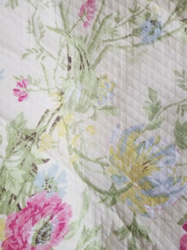Pair of Mary Jane's Home Floral Heavy Lined Curtain Panels w/Ties New 41×84 - Picture 9 of 10