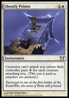 MTG GHOSTLY PRISON FOIL LIGHTLY PLAYED ITA - SPECTRAL PRISON - CHK - MAGIC