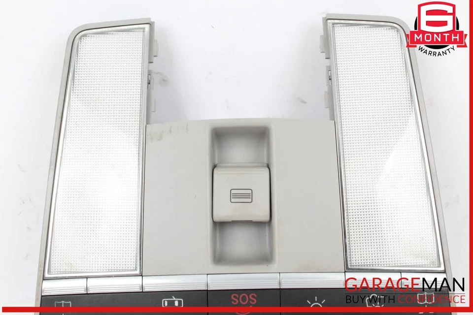 07-09 Mercedes W221 S550 Luz Domo Superior Control Techo Corredizo Gris OEM Foto 2 de 4