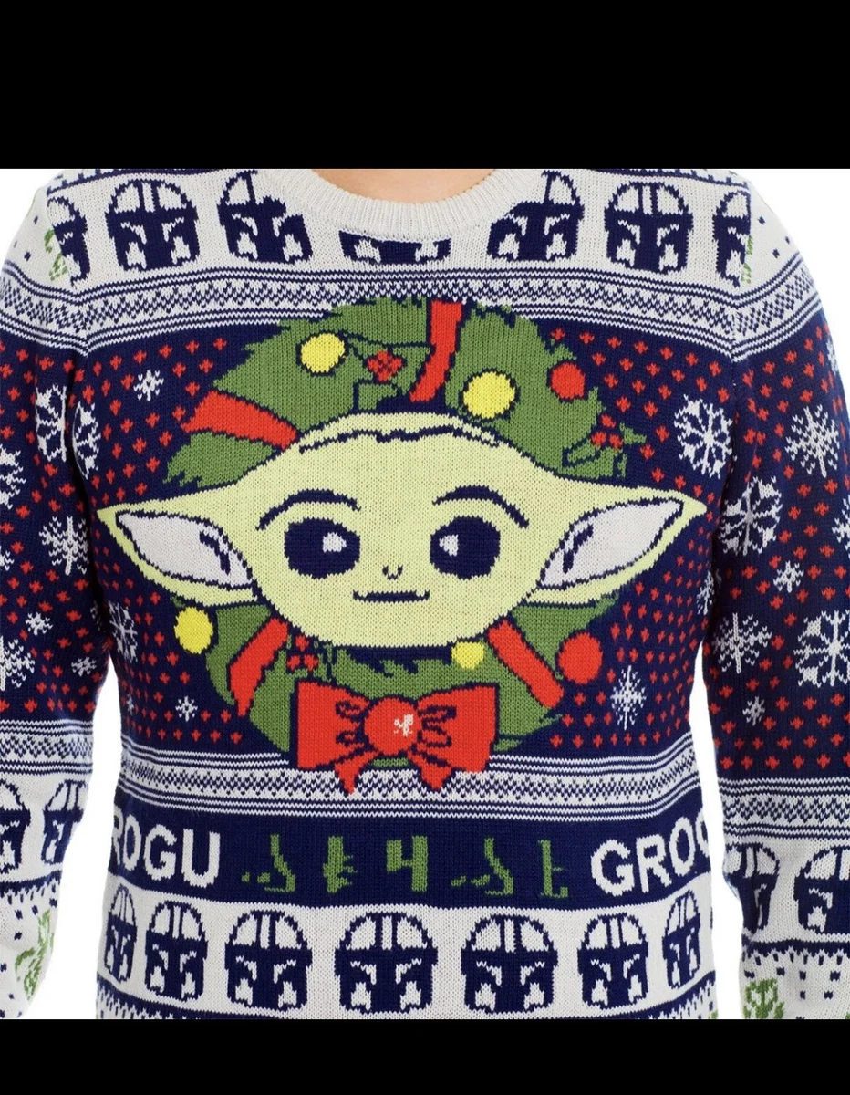Star Wars The Mandalorian Grogu The Child Holiday Ugly Sweater