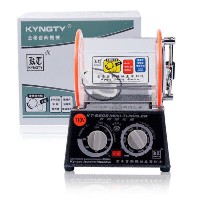 3KG Mini Rotary Tumbler Jewelry Polisher Jewelry Drum Polishing
