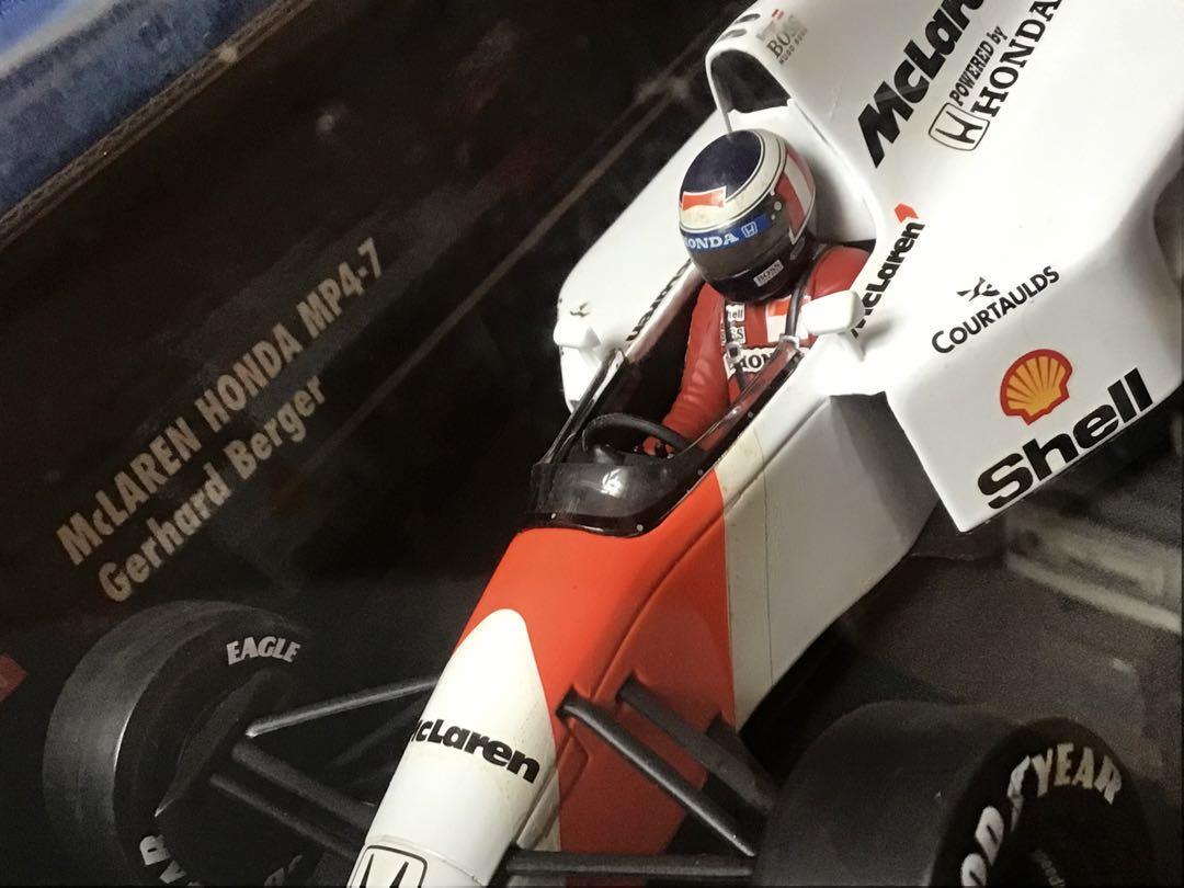 Mini Champs F1 1/18 Gerhard Berger Mclaren Honda Mp4-7 | eBay