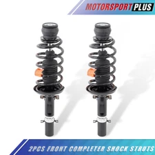Pair Front Left Right Complete Struts Shocks For 1999-2005 VW Beetle Golf Jetta