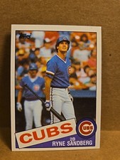 1985 Topps Baseball #460 Ryne Sandberg Chicago Cubs MLB Hall of Fame EX-MT 