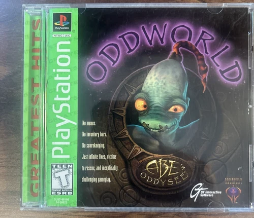 Oddworld: Abe's Oddysee (Sony PlayStation 1, 1997) PS1 PSX PSOne CIB Complete