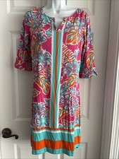 NWT women’s Hatley Colorful Jersey Dress Kauai Floral Tropics, S Small New